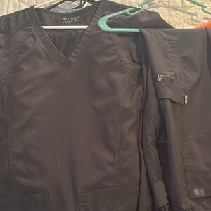 Med Couture Black Scrub set